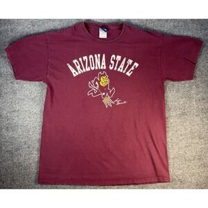 Vintage Arizona State Sun Devils Sparky Cade Athletic T Shirt Men's Large